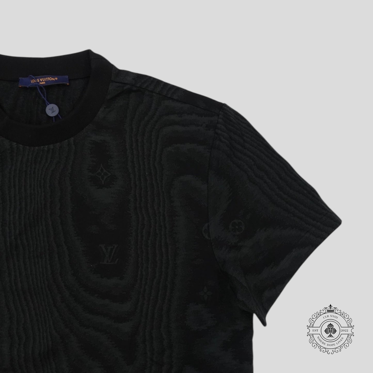 Louis Vuitton LV Moire Tee in Black