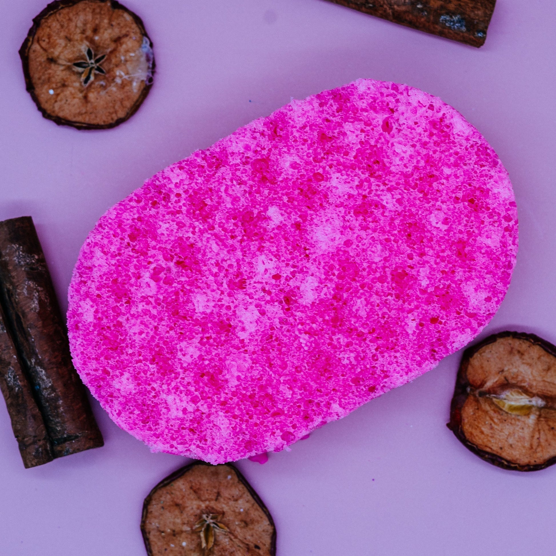 Plum & Rhubarb Soap Sponge-0
