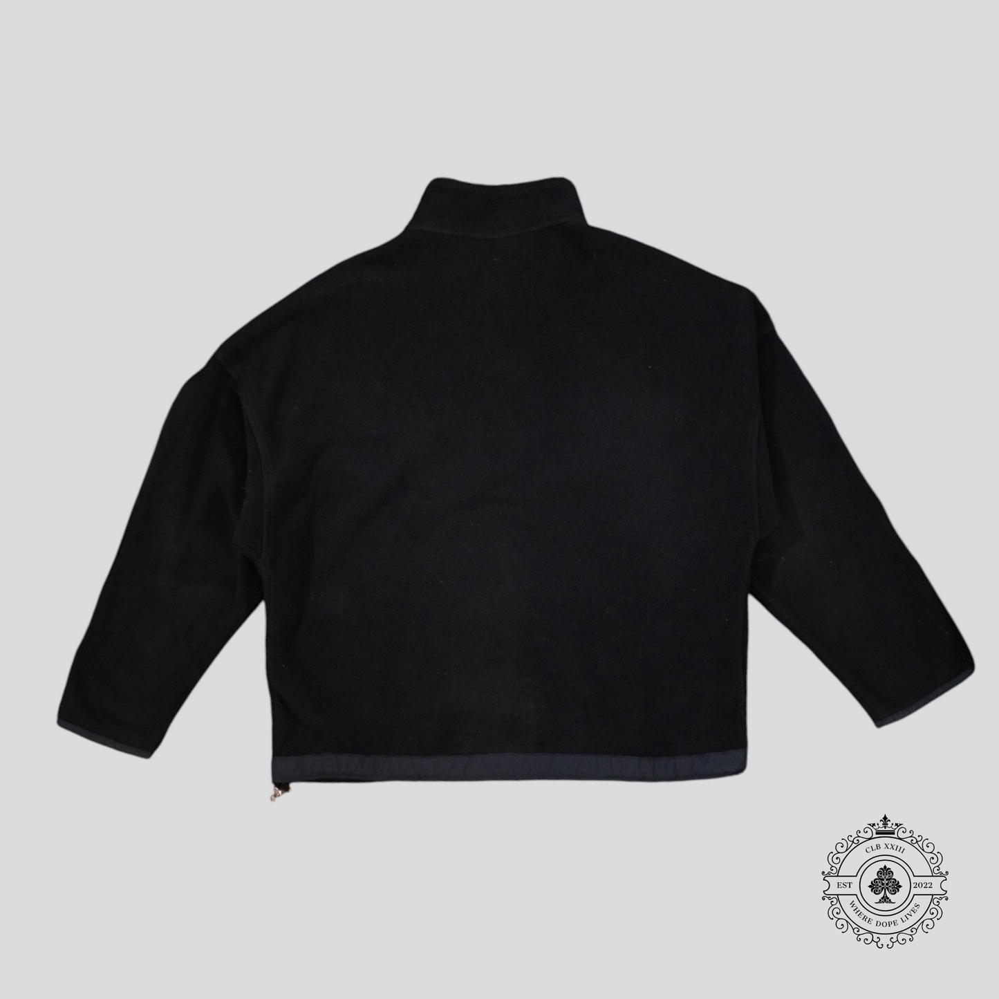 Chrome Hearts Fleece Quarter Zip in Black