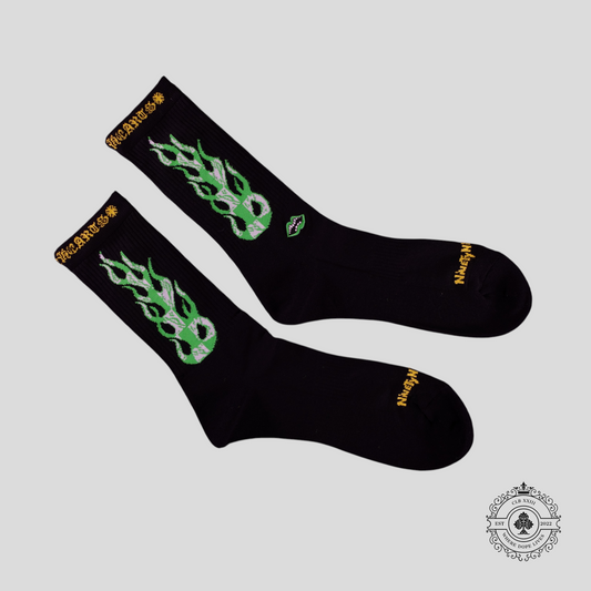 Chrome Hearts 99 Eyes Socks in Black