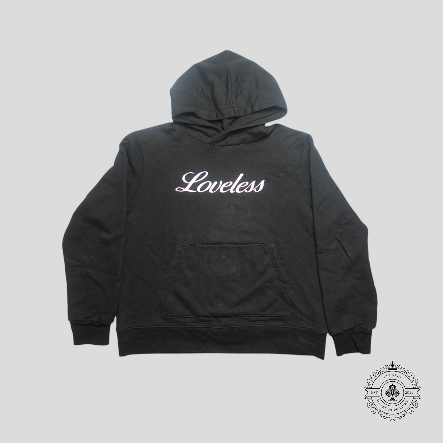Amiri Loveless Hoodie in Black