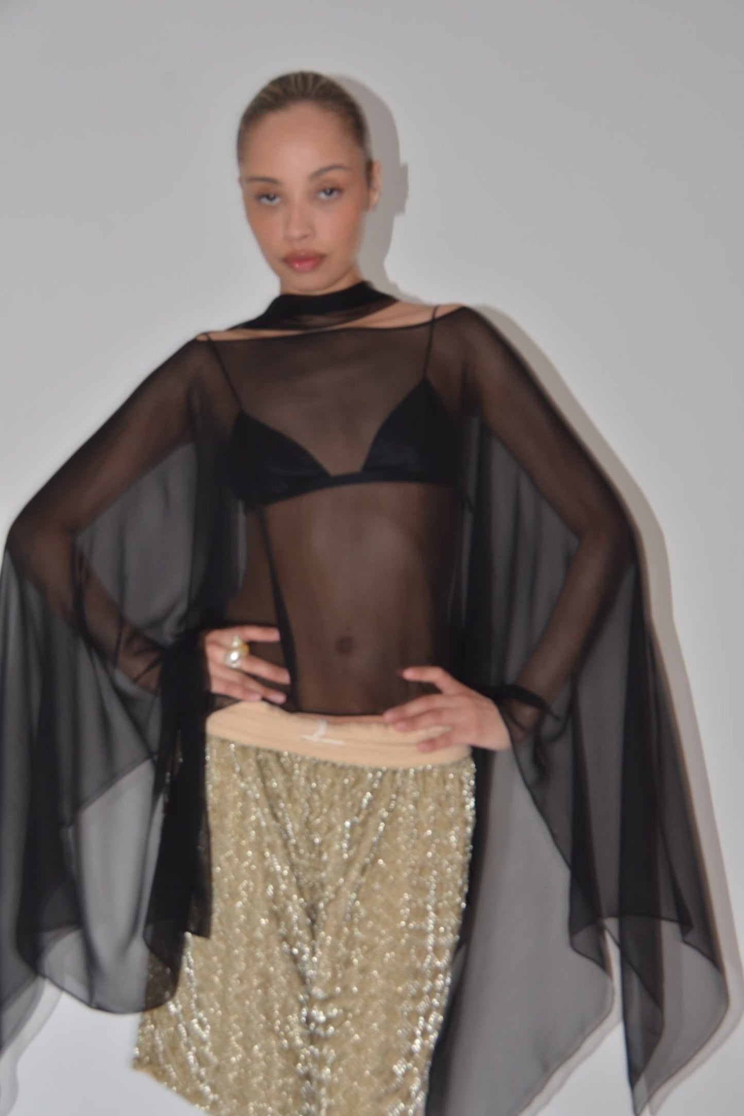 Silk Smoke Caftan