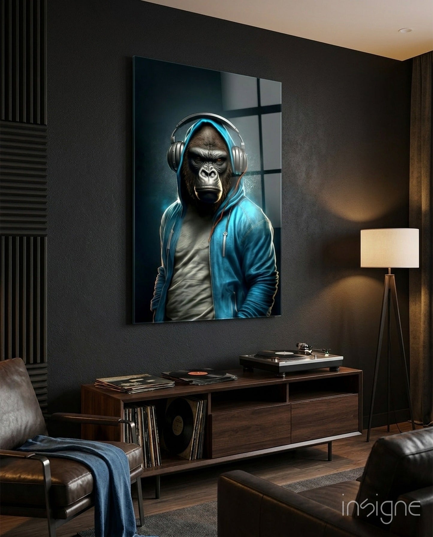 Animal Vogue Glass Wall Art|| Designer's Collection