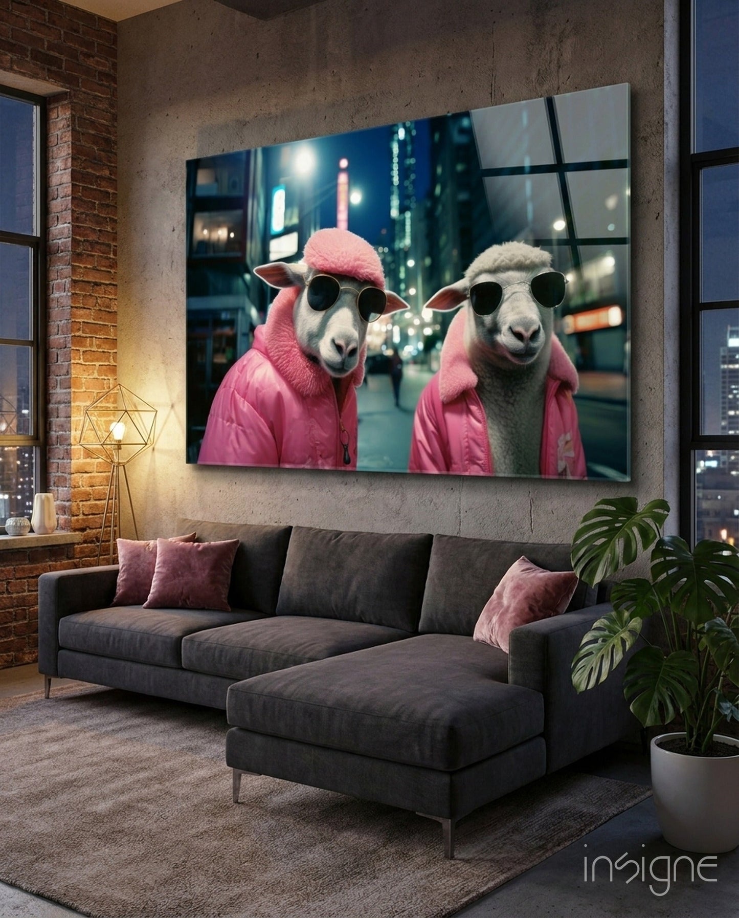 City Music Glass Wall Art|| Designer's Collection