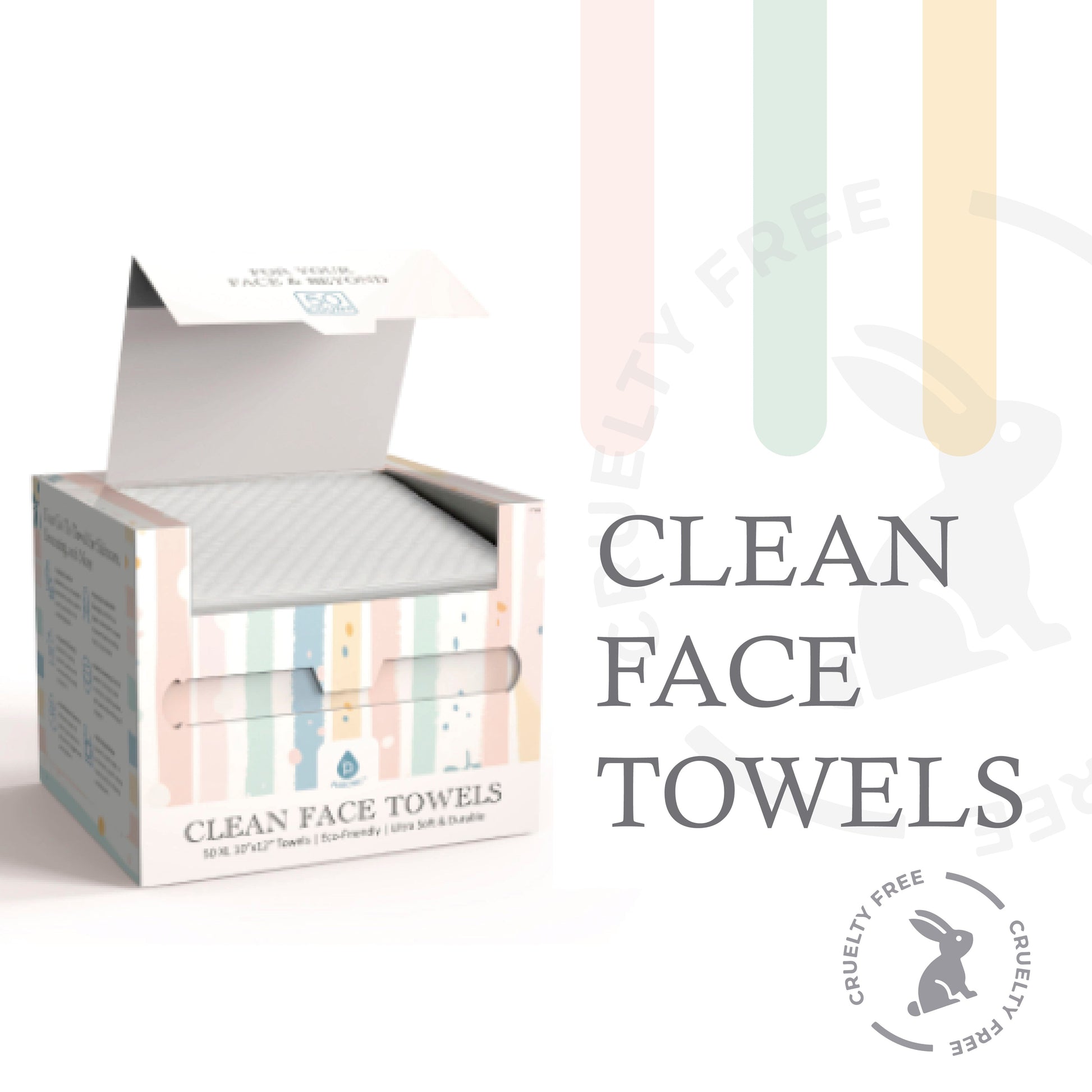 100 XL Clean Facial Towels – Biodegradable, Ultra-Soft & Safe for Sensitive Skin-3