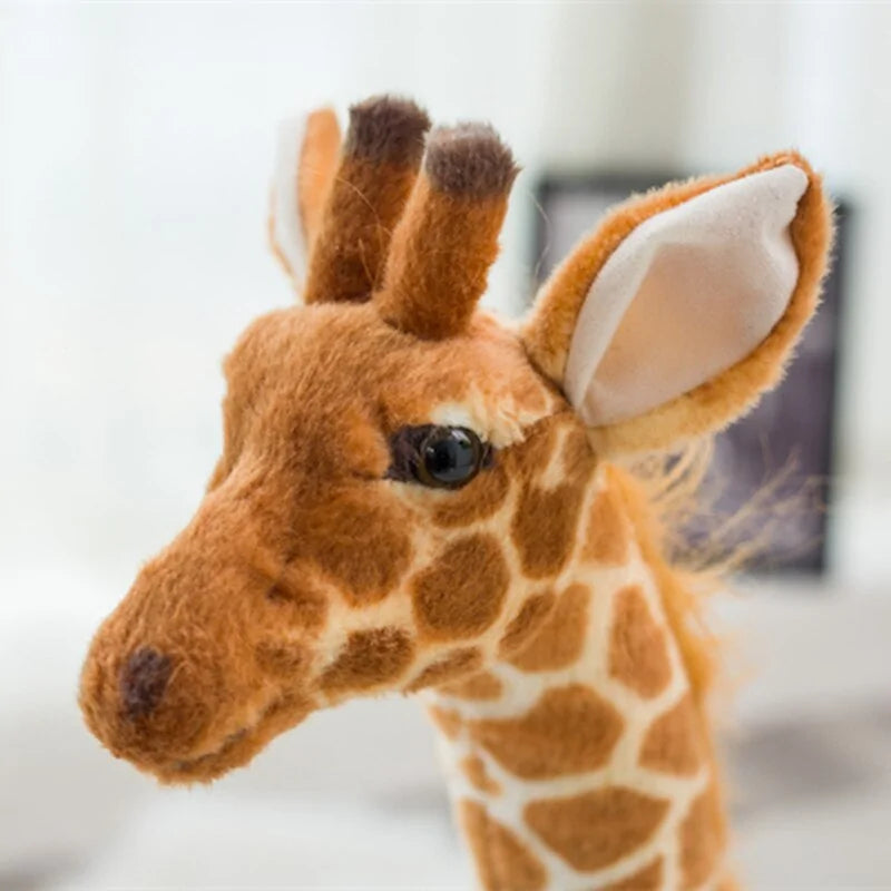 Pontos Realistic Simulation Giraffe Plush Toy