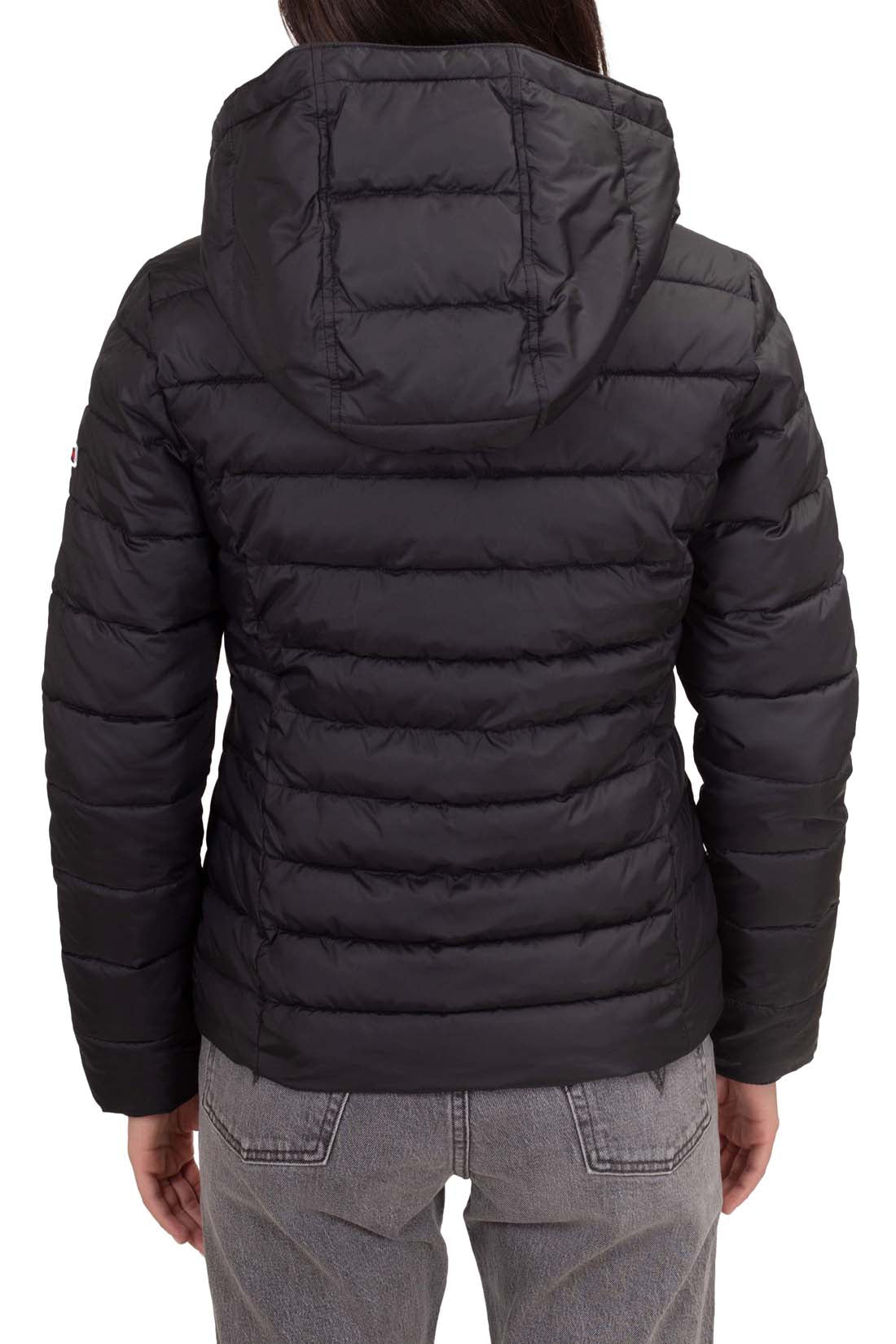 TOMMY JEANS - Women's padded down jacket with removable hood-2