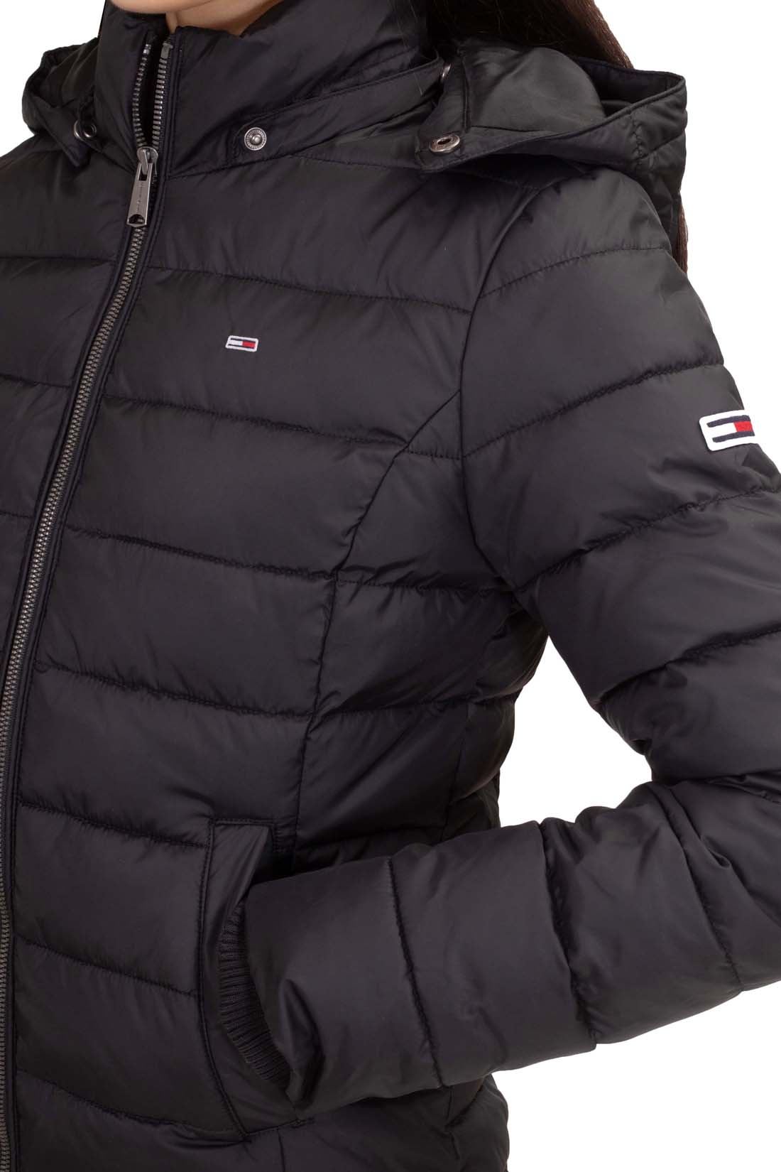 TOMMY JEANS - Women's padded down jacket with removable hood-1