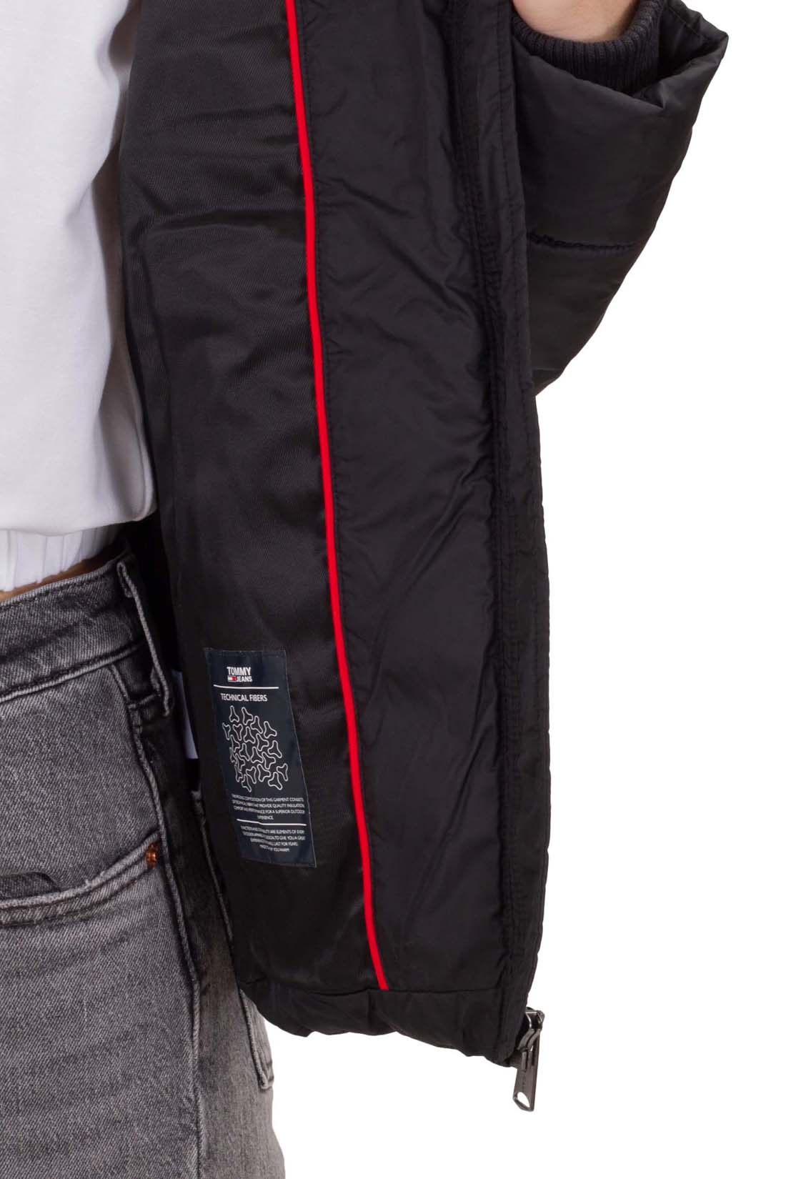 TOMMY JEANS - Women's padded down jacket with removable hood-5
