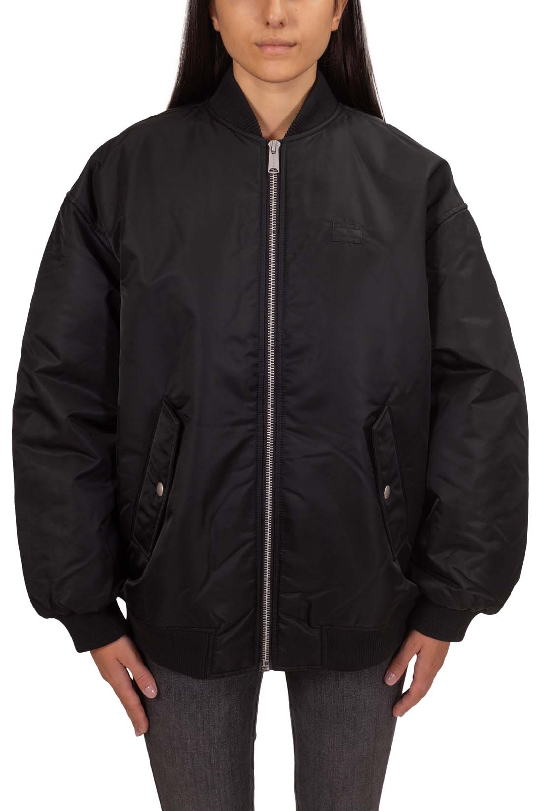 TOMMY JEANS - Women's oversize padded bomber jacket with logo-3
