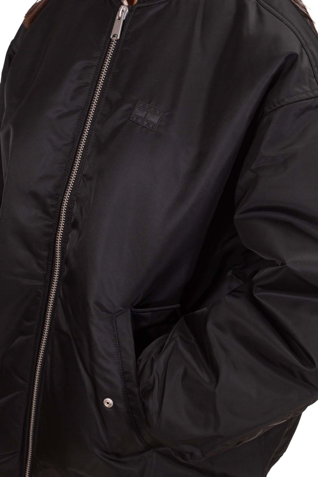 TOMMY JEANS - Women's oversize padded bomber jacket with logo-1