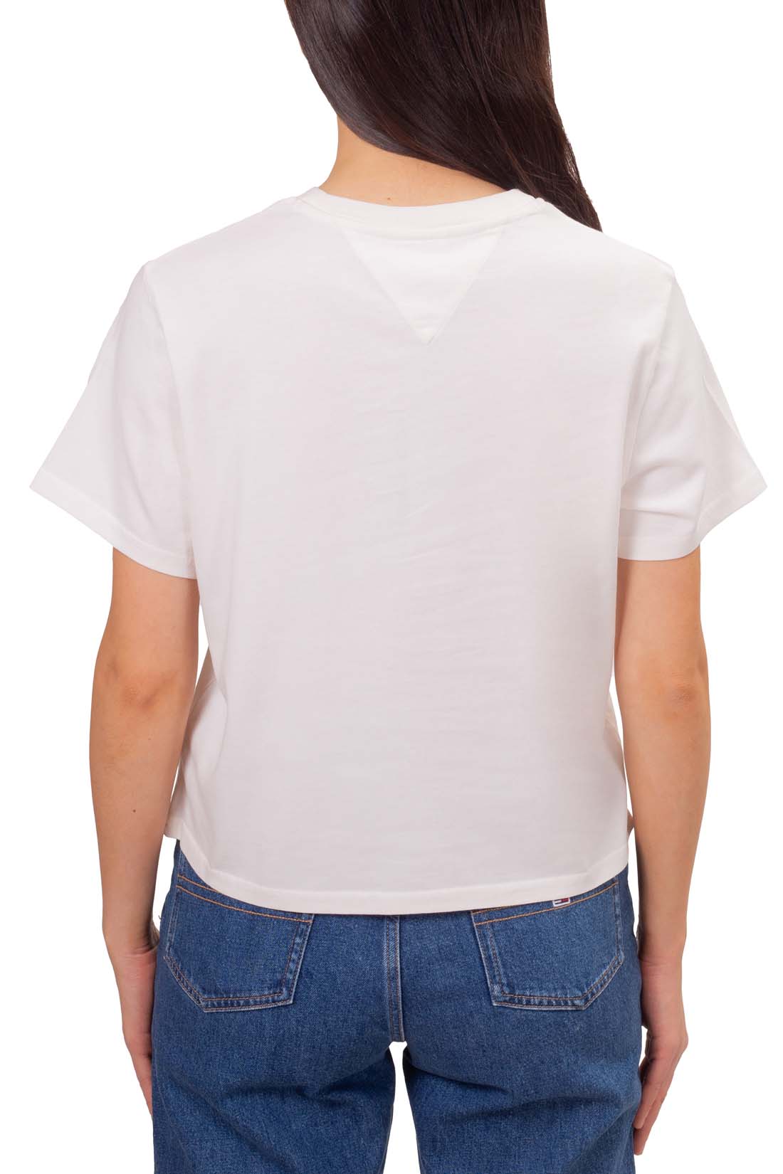 TOMMY JEANS - Women's boxy T-shirt with logo  - Size S-2