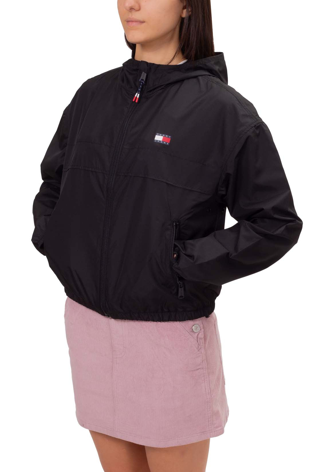 TOMMY JEANS - Women's windbreaker jacket with hood-6