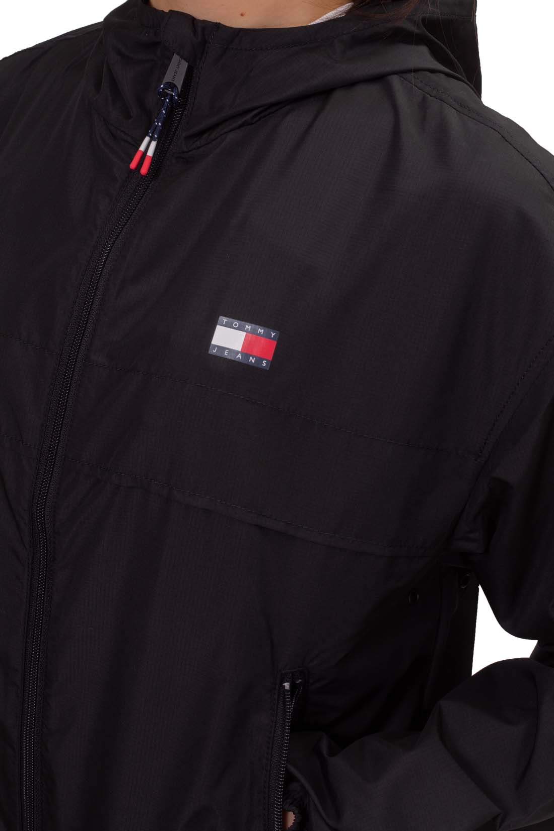 TOMMY JEANS - Women's windbreaker jacket with hood-1