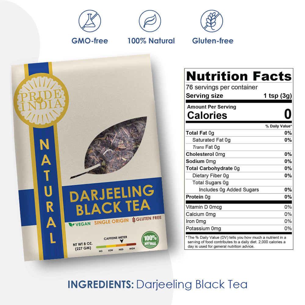 WHOLETEA Natural Darjeeling Afternoon Black Full Leaf Tea-4