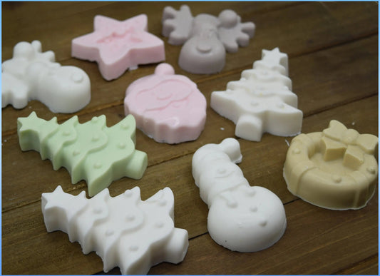 Decorative Season Greeting Natural Crafted, Soap Bar 2.5oz (Set of 6)-0