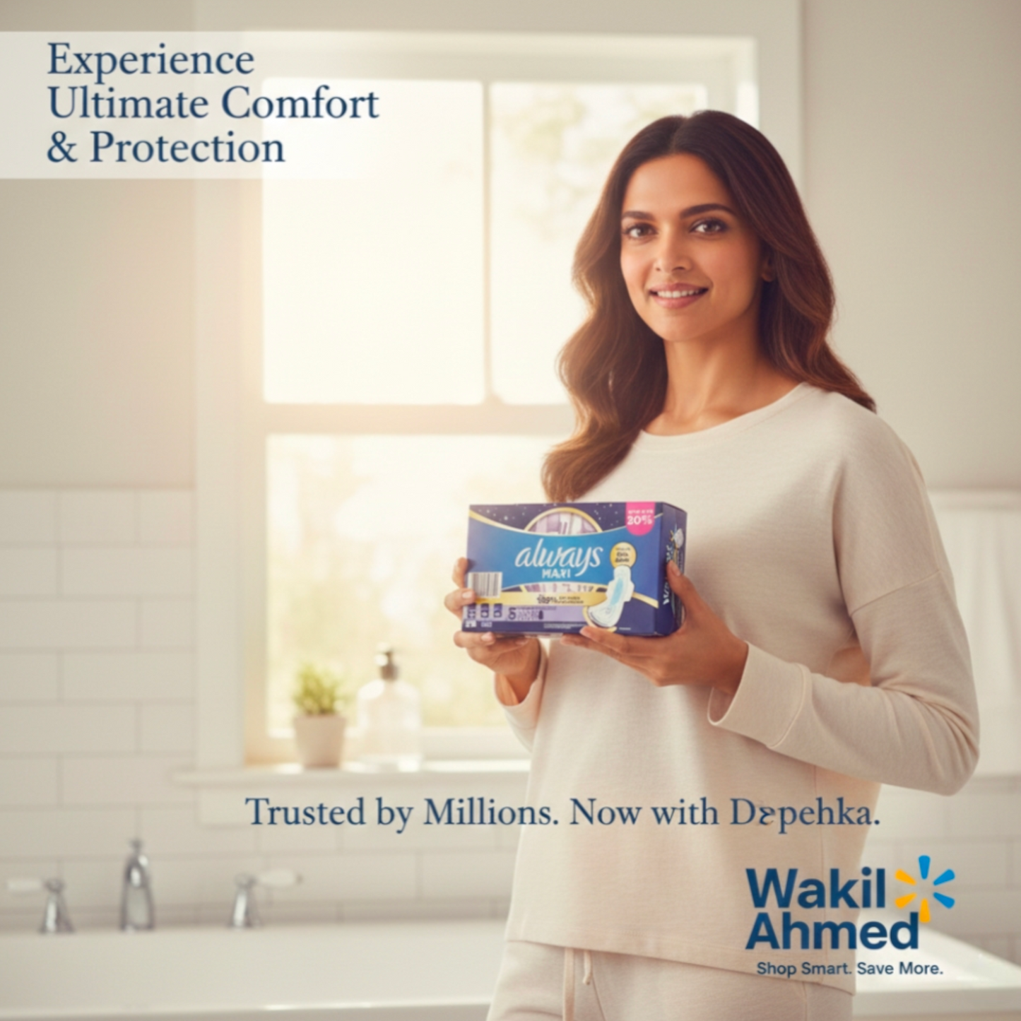 Always Maxi Overnight Pads with Wings, Size 5, 54 ct.