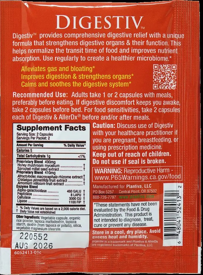 Digestiv 4-Capsule Packet, Vegan-1