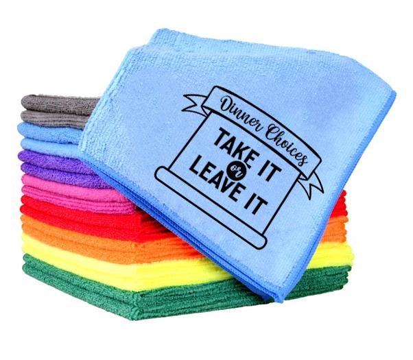 Dinner Choices Take it Or Leave It Towel