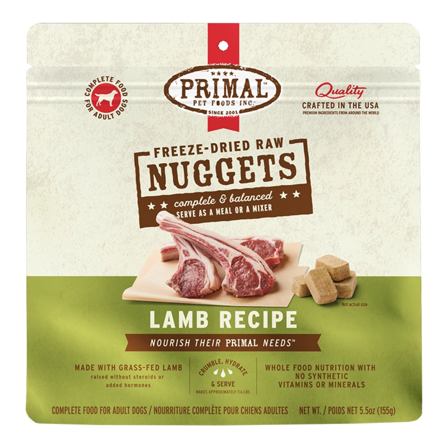 Freeze Dried Lamb Dog Food by Primal