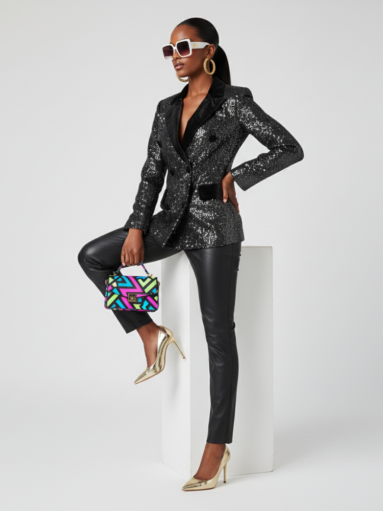 Double-Breasted Blazer Jacket WEST VILLAGE BYMANYC ® New York-0