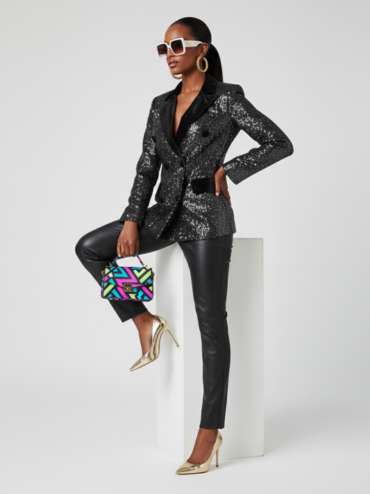 Double-Breasted Blazer Jacket WEST VILLAGE BYMANYC ® New York-0