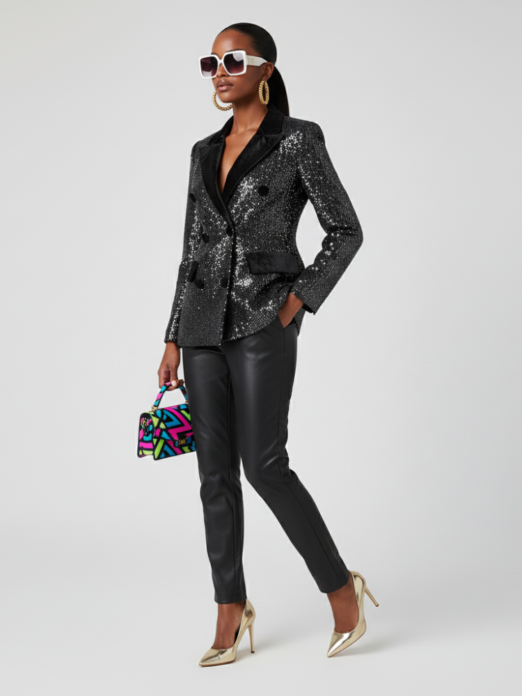 Double-Breasted Blazer Jacket WEST VILLAGE BYMANYC ® New York-3