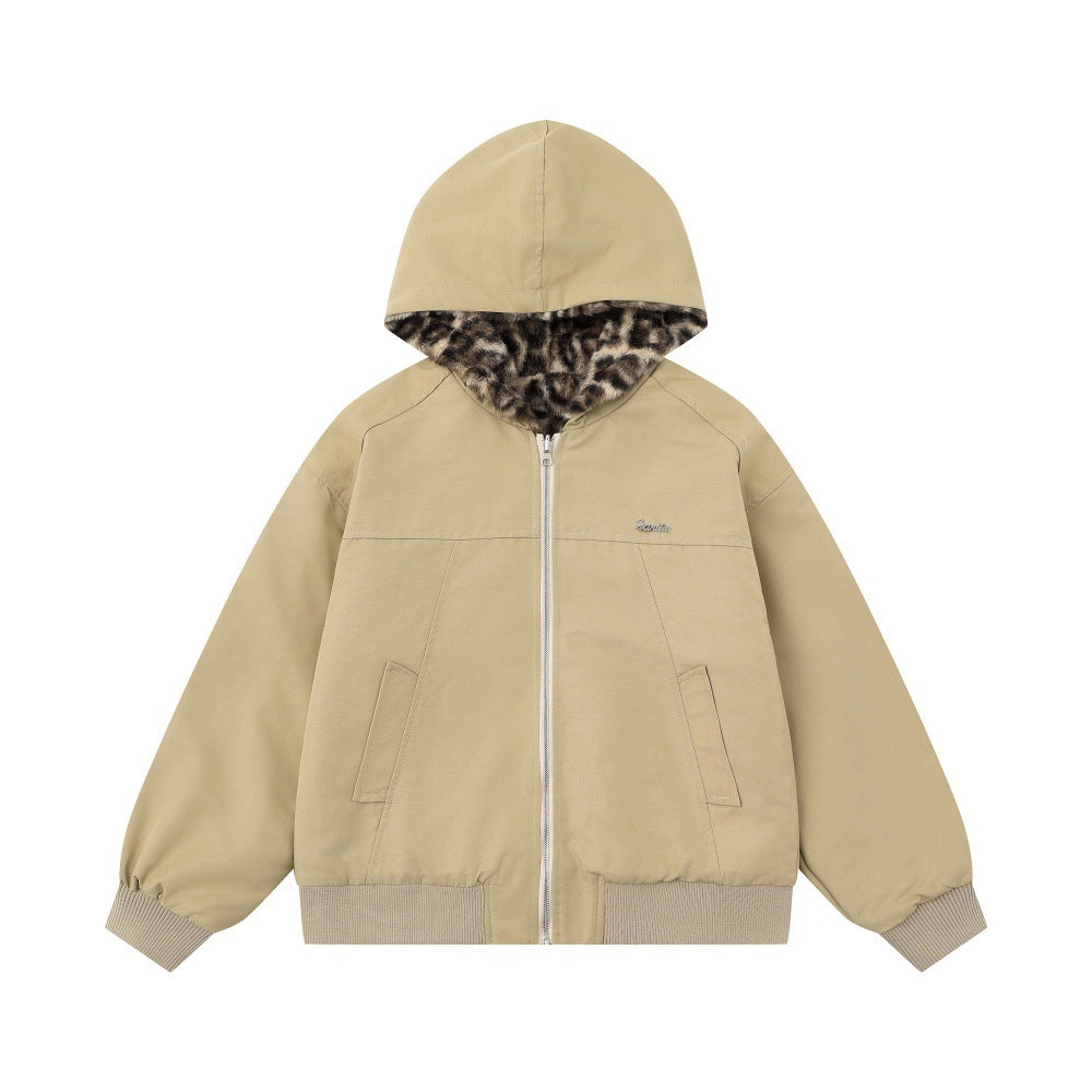 Double sided hooded jacket