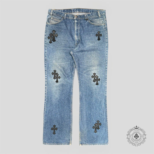 Chrome Hearts Cross Patch Jeans