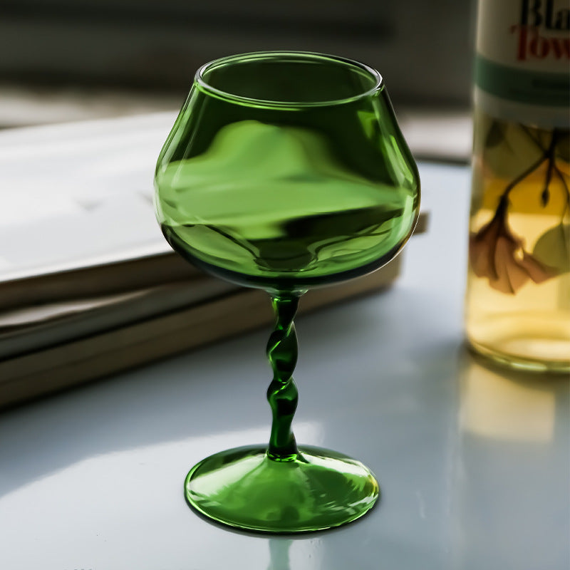 320ml Green Conch Goblet Red Wine Glass Fashion Creative Champagne Wine Glass Wine Glass