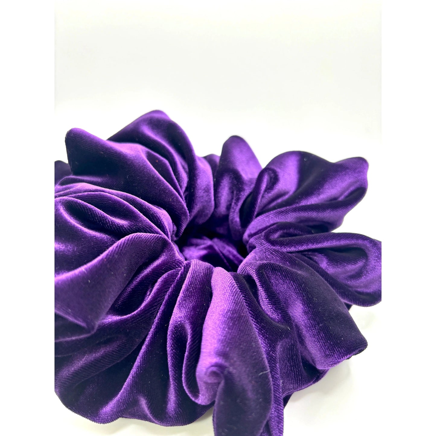 Purple Velvet Scrunchie