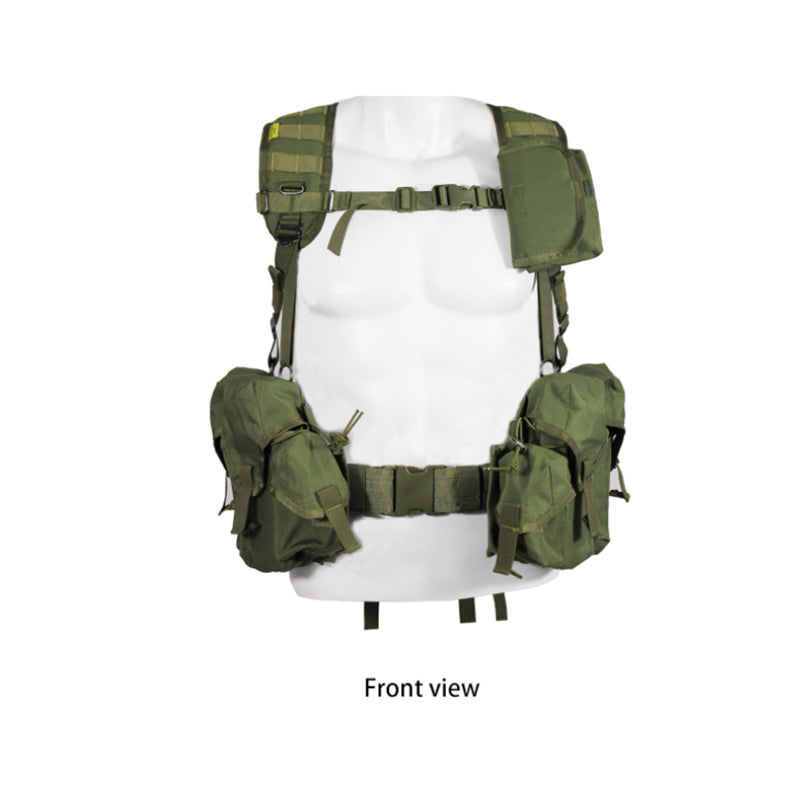 Replicate Russian individual gear: SMERSH tactical vest, MOLLE chest rig – military fan combat equipment for cosplay