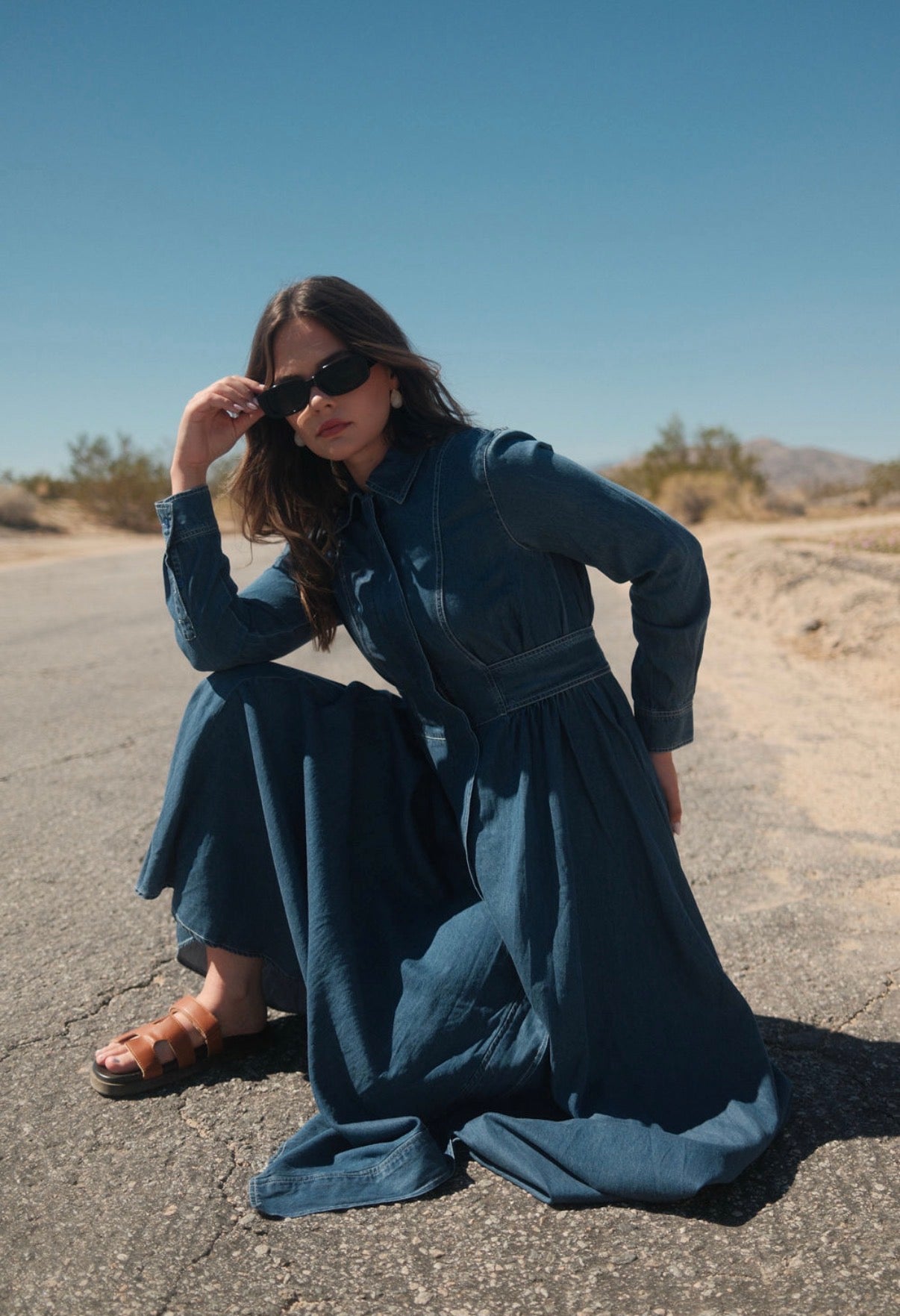 SOFT DENIM DRESS