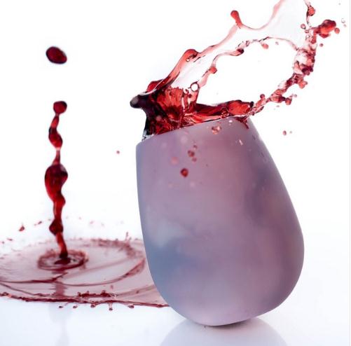 Portable Silicone Wine Cup Unbreakable Foldable Shatterproof Party Cups for Travel Picnic Camping Water Beer Tee Drinkware