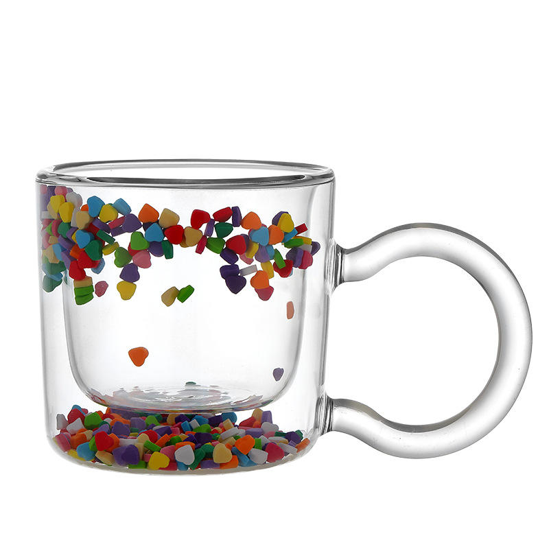 Quicksand Cup Cute Girl Boop Cup Love Flow Double Cup Creative Gift Cup