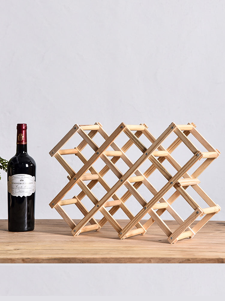 Red Wine Rack Solid Wood Household Small Modern Simple Red Wine Cabinet Display Rack Red Wine Rack