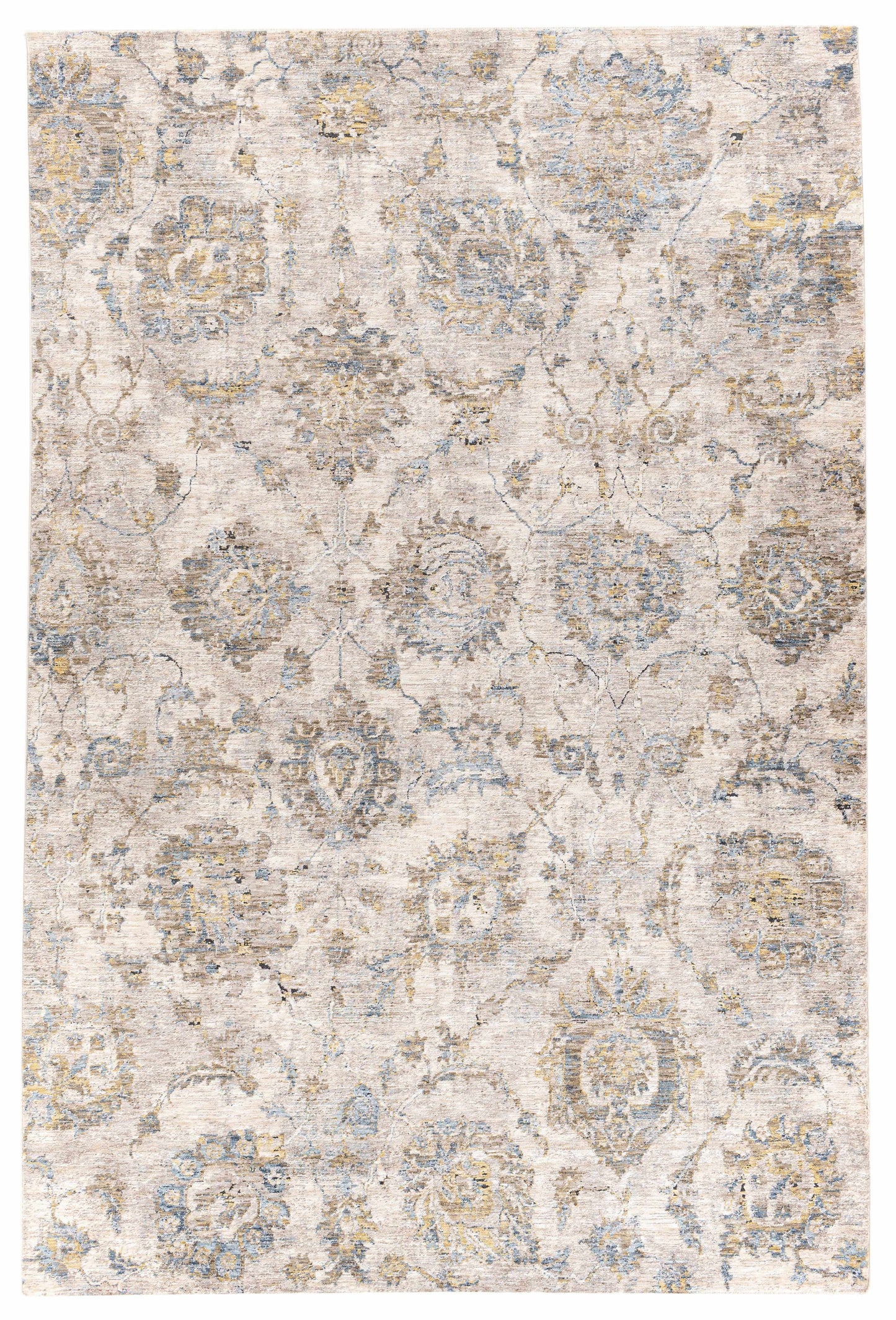 Morinville Teal Floral Rug-9