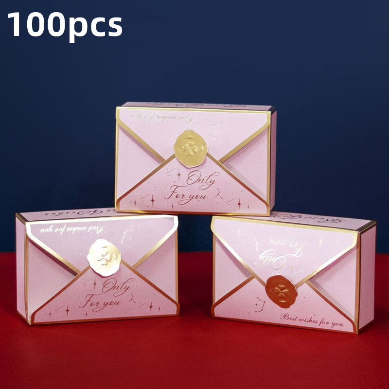 European Creative Candy Box Retro Wedding Gift Box Envelope Table Candy Box Candy Bag