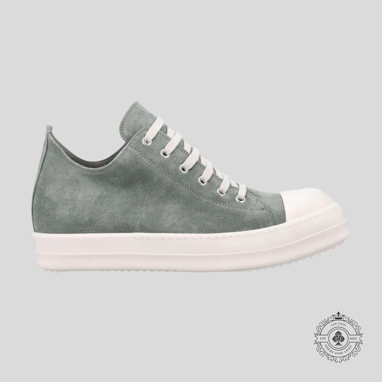 Rick Owens Hollywood Low Celadon Milk