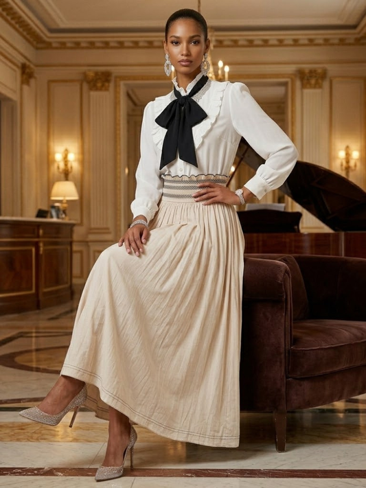 ELEGANT LONG SKIRT - New Collection PARIS LE MARAIS - BASTILLE - BYMANYC ® New York-0