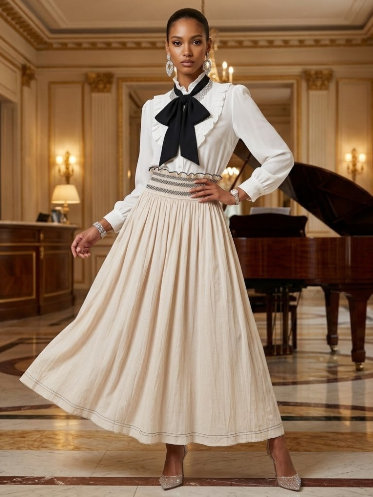 ELEGANT LONG SKIRT - New Collection PARIS LE MARAIS - BASTILLE - BYMANYC ® New York-1