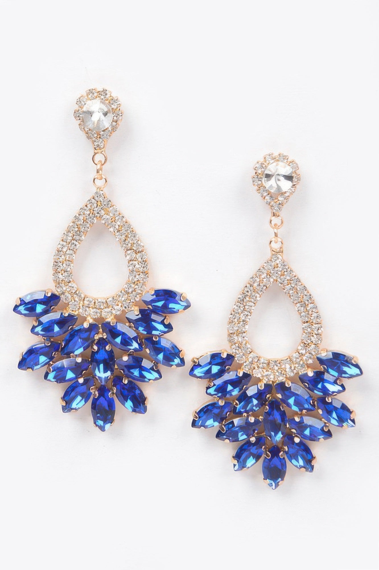 EMPIRE Rhinestone Dangle Earring - New Collection Los Angeles - BYMANYC ® New York-0