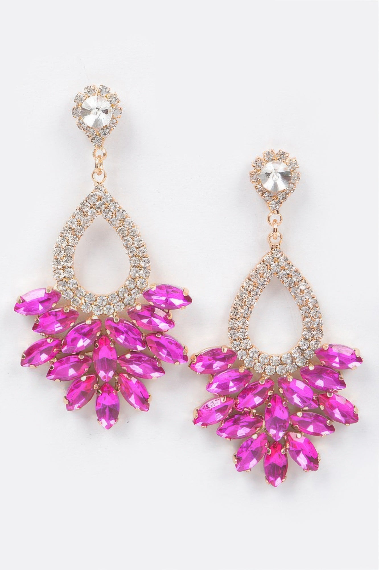 EMPIRE Rhinestone Dangle Earring - New Collection Los Angeles - BYMANYC ® New York-1