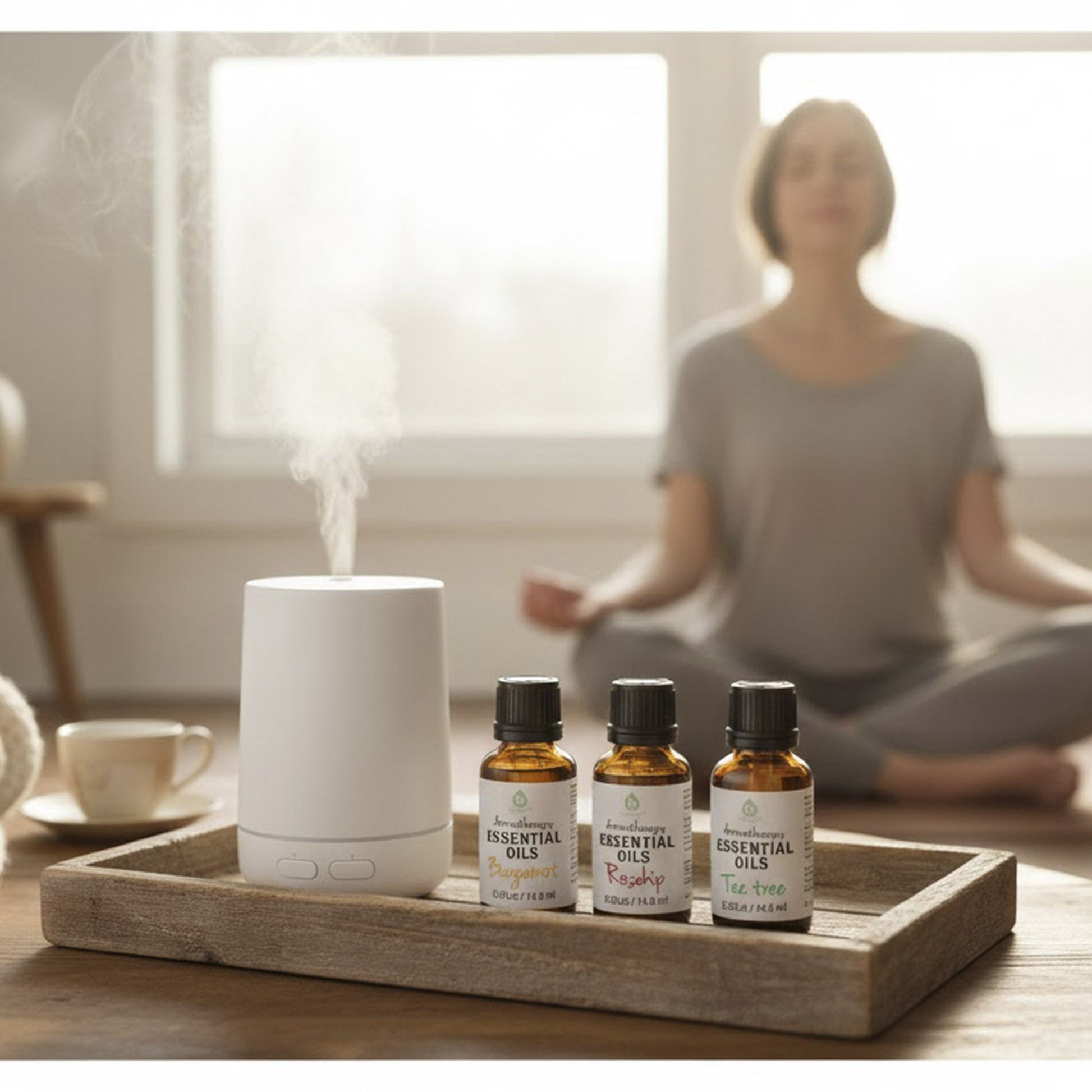 Aromatherapy Mood & Ambiance Bundle: Essential Oils + Mist Spray for Stress Relief & Skin Harmony-3