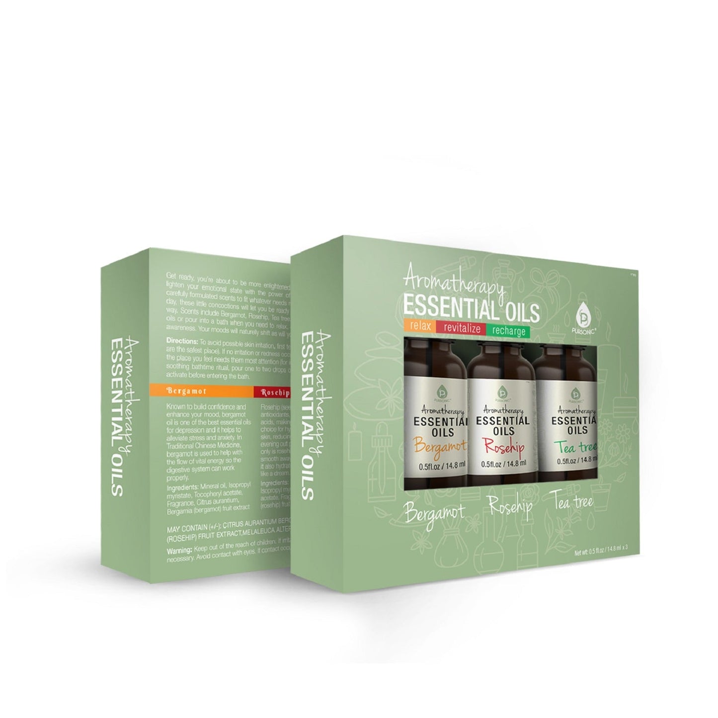 Aromatherapy Mood & Ambiance Bundle: Essential Oils + Mist Spray for Stress Relief & Skin Harmony-1