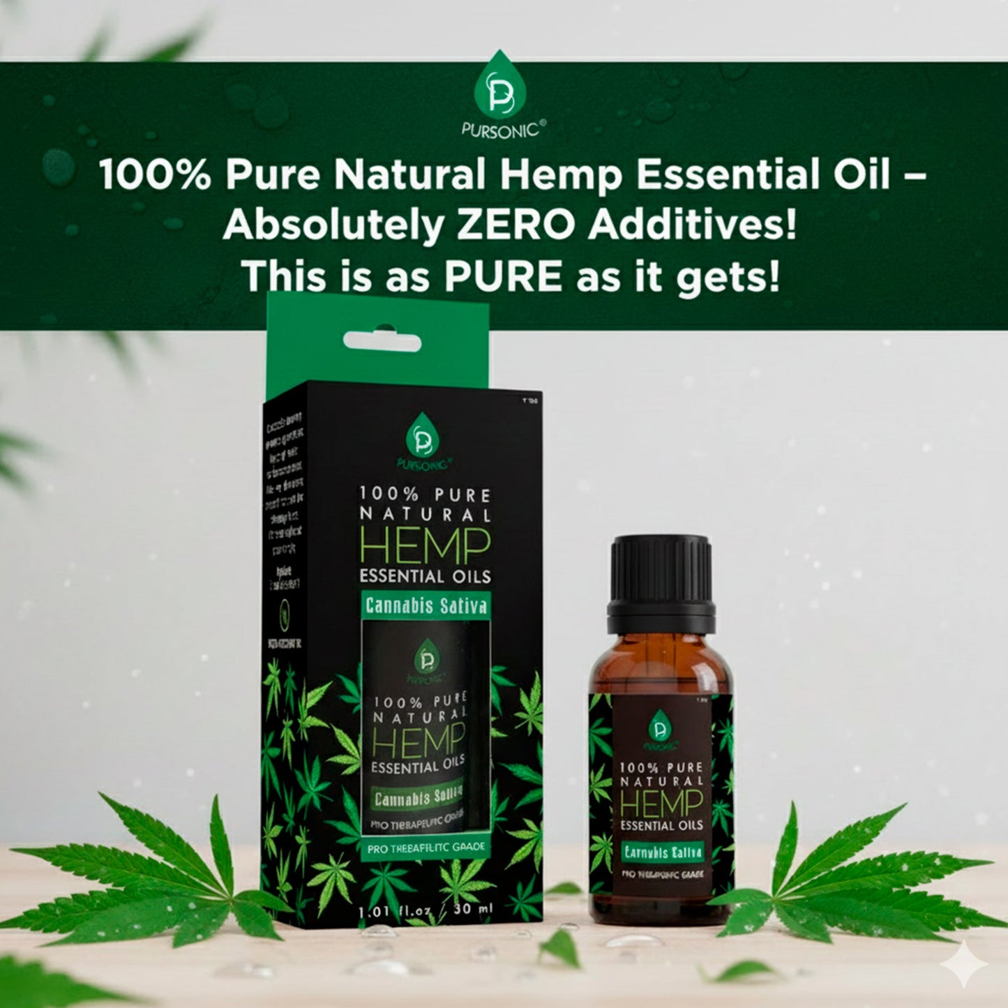 100% Pure Natural Sativa (Hemp) Essential Oil-2
