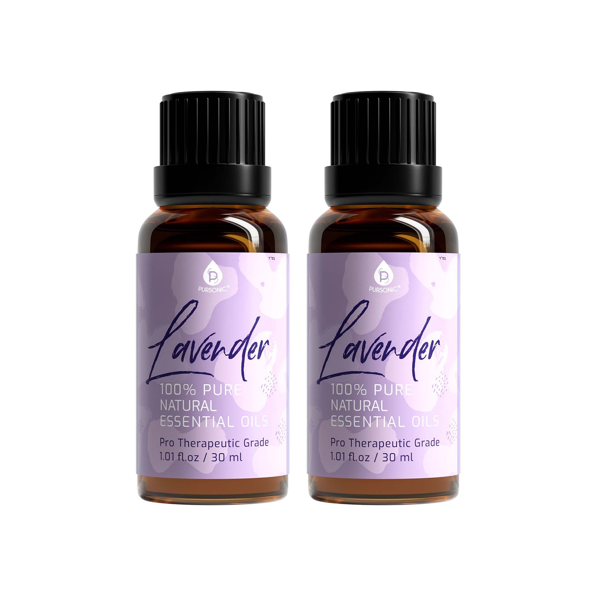 Pursonic 100% Natural Lavender Essential Oils, Pro Therapeutic Grade - 2 Count 30ML Each-0