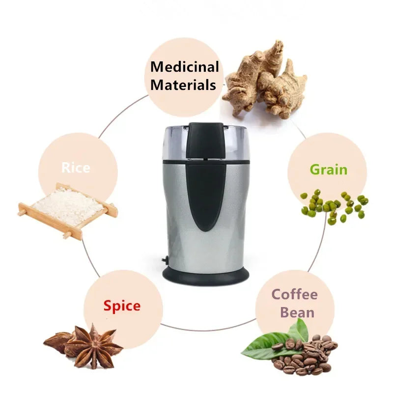 Electric Coffee Grinder & Coffee Maker-3
