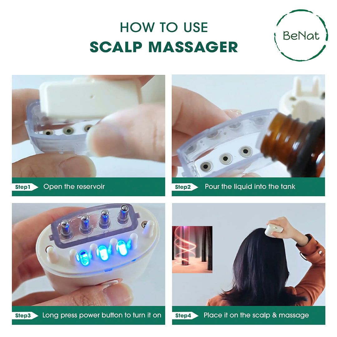 Electric Oil Applicator and Vibration Scalp Massager 2 in 1-4