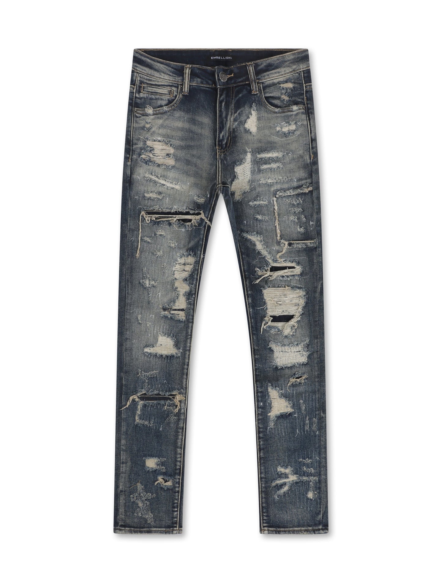 Embellish Randall Skinny Jeans - Vintage Distress